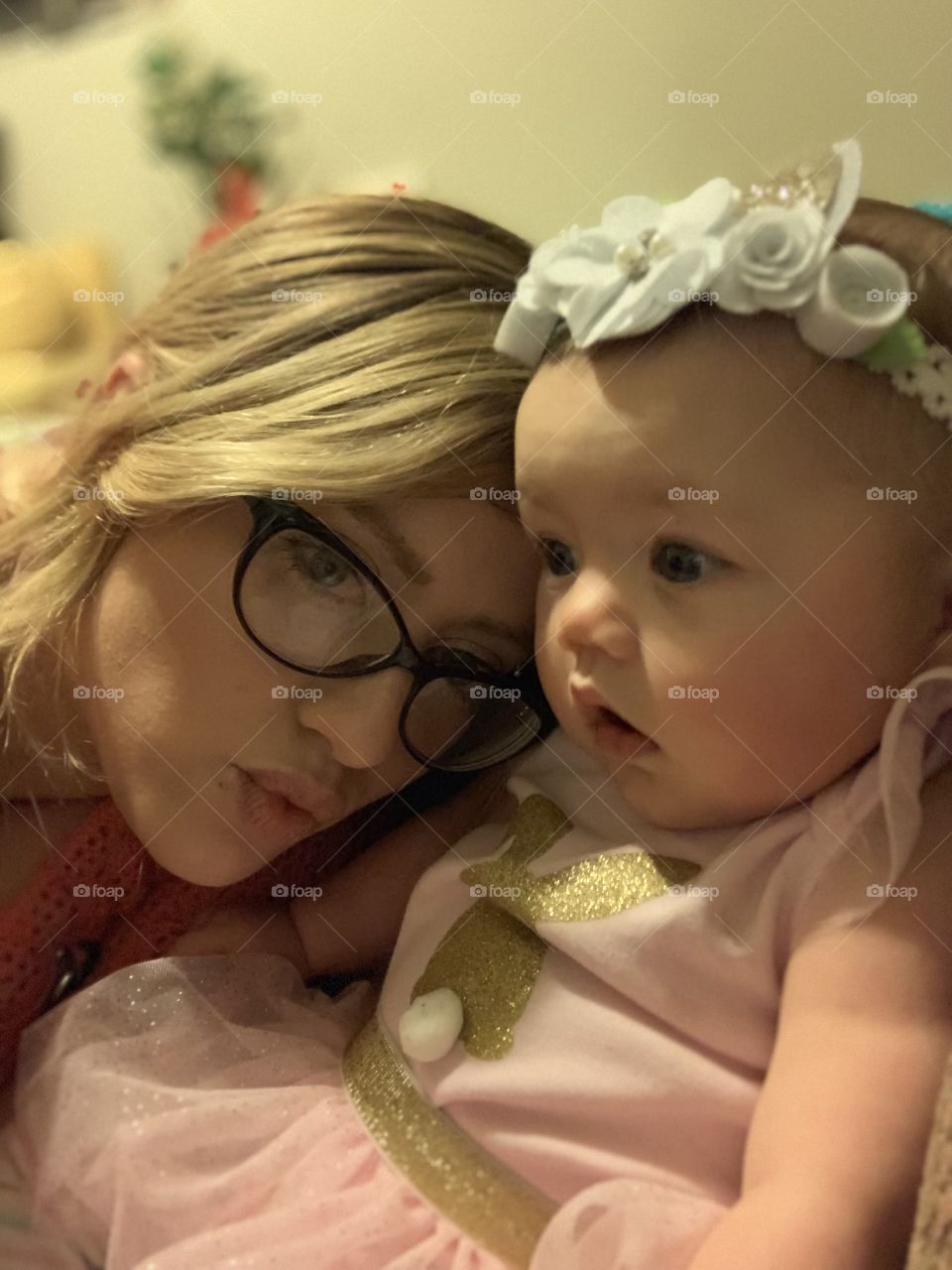 Mommy and Freya. My little 7 month old beauty she has an amazing personality and is Always smiling no matter what. She is such an amazing baby!