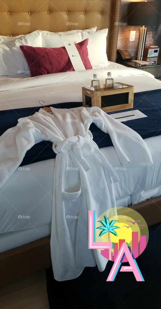 LA luxury hotel room