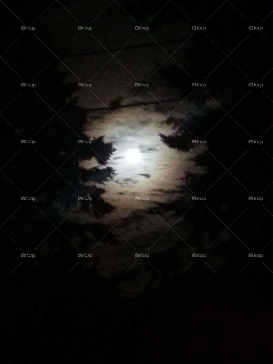 No Person, Dark, Moon, Light, Underwater