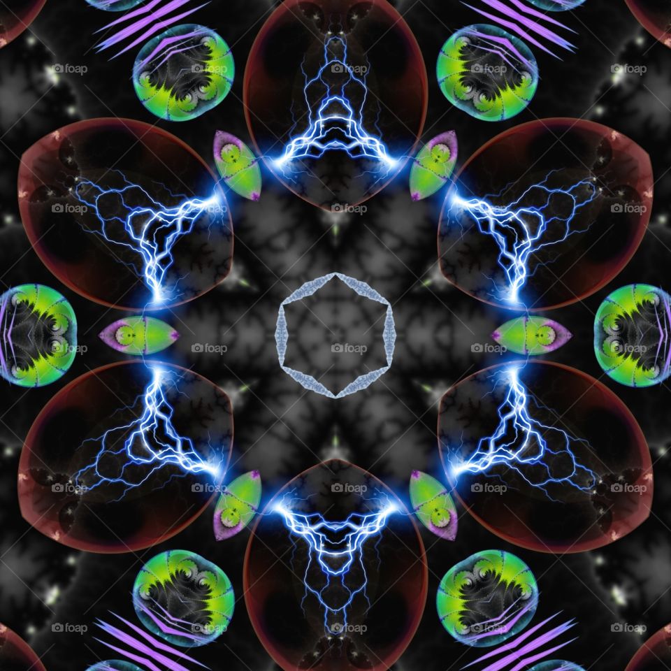 lightening kaleidoscope