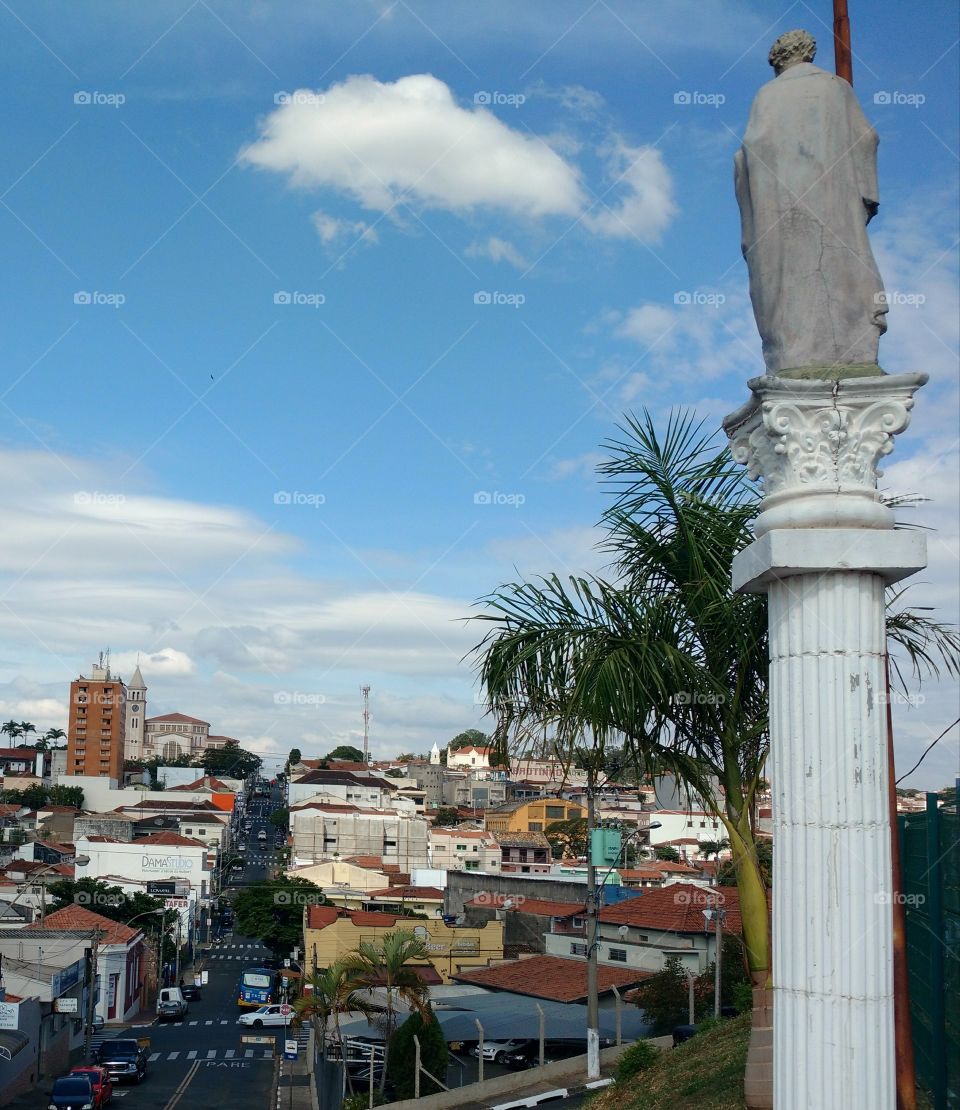 Saint Benedito is blessing Itapira city