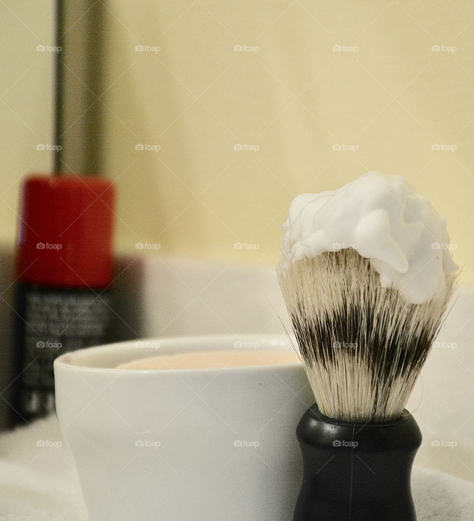 The ritual of shaving 