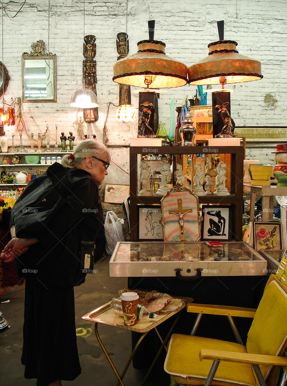 Vintage market in New York