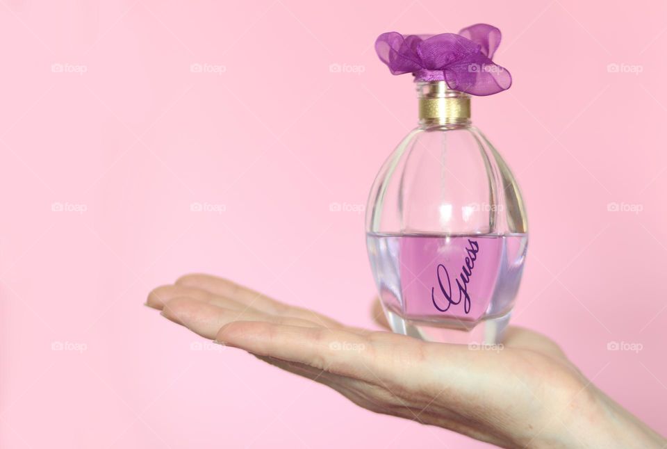 Guess perfume in pink