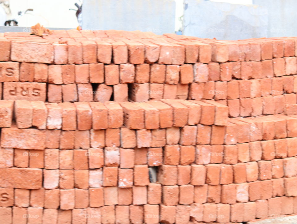 pile of bricks