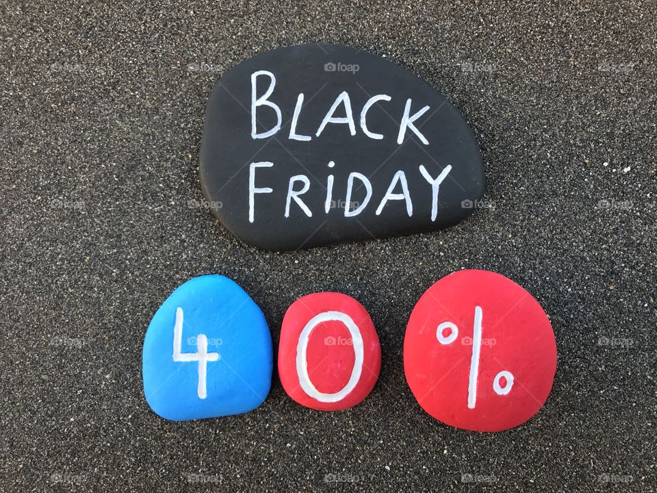 Black Friday, 40 per cent discount 