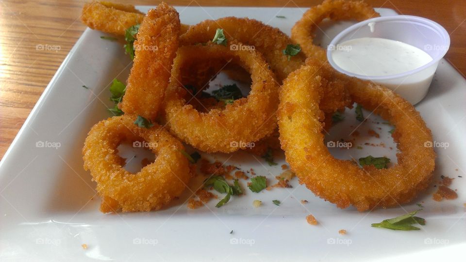 Onion Rings. Shared these with my mom.