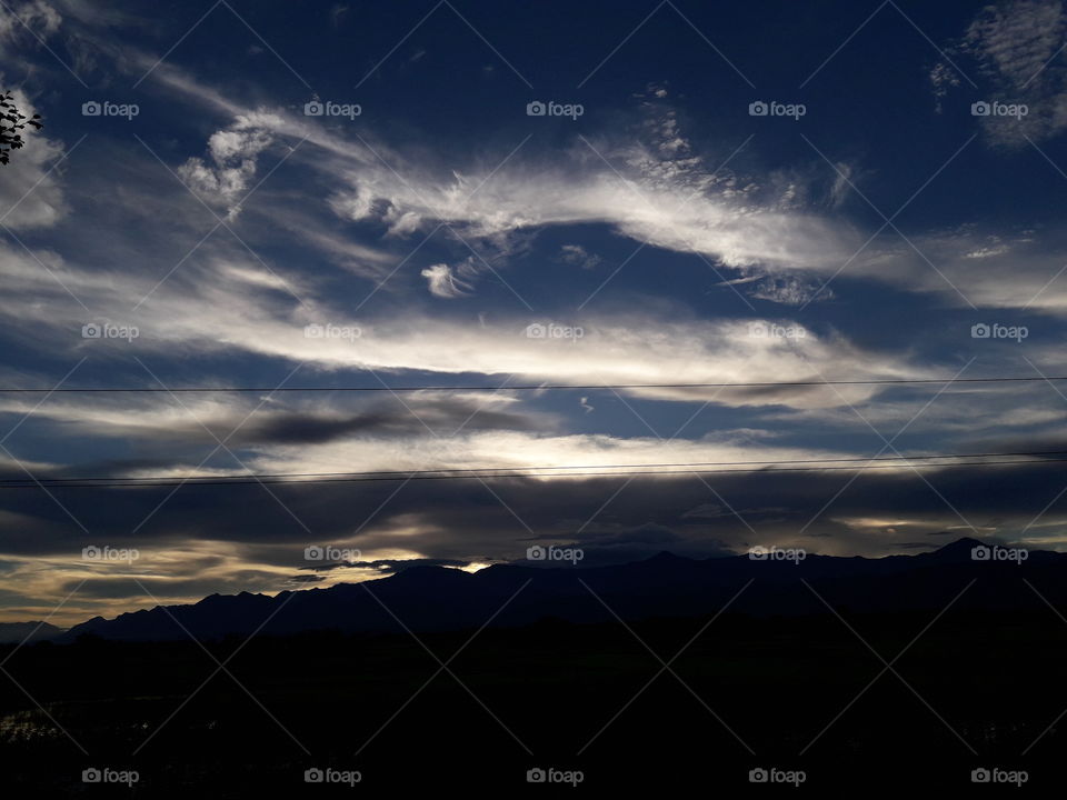 Beautiful cloudy sky