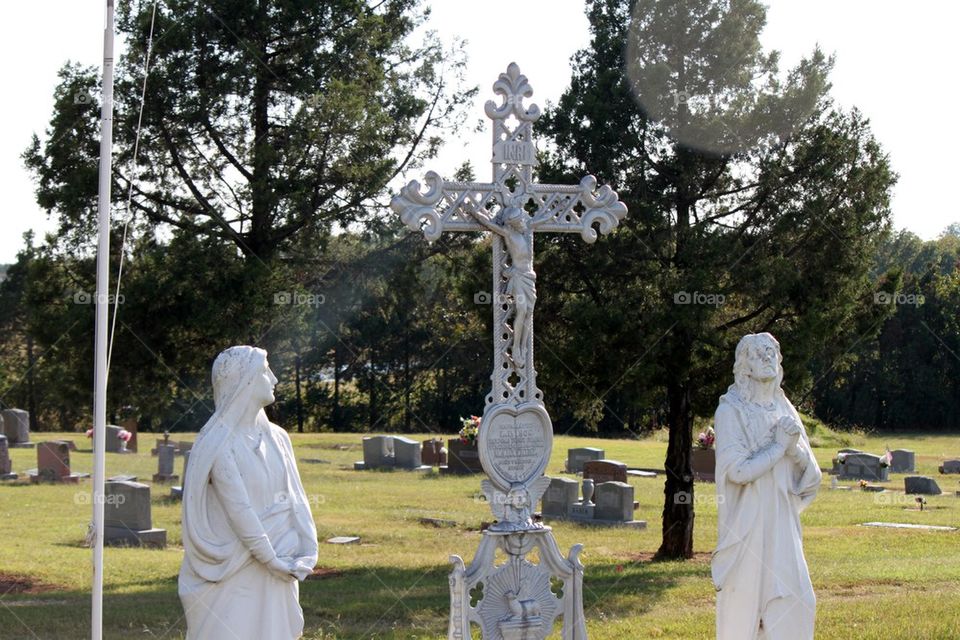 Cemetery Statues 