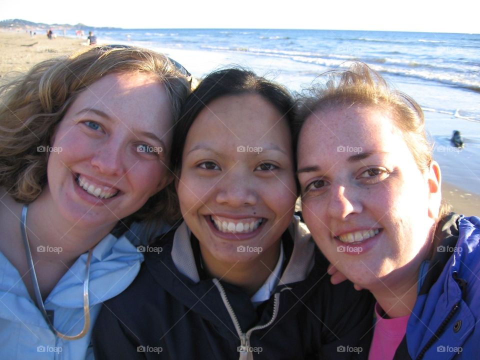 Friends at the beach