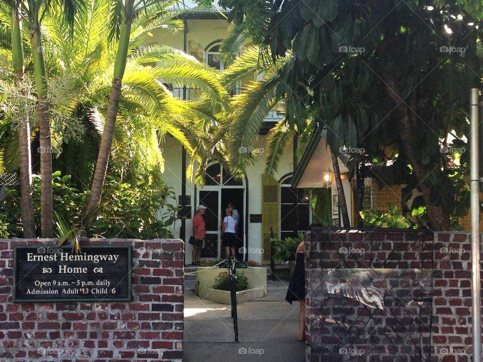 Ernest Hemingway home. Ernest Hemingway home,KEY WEST,Florida