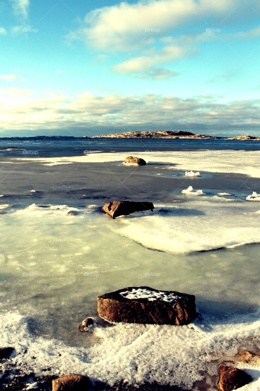 sky blue visitsweden snow by merethe