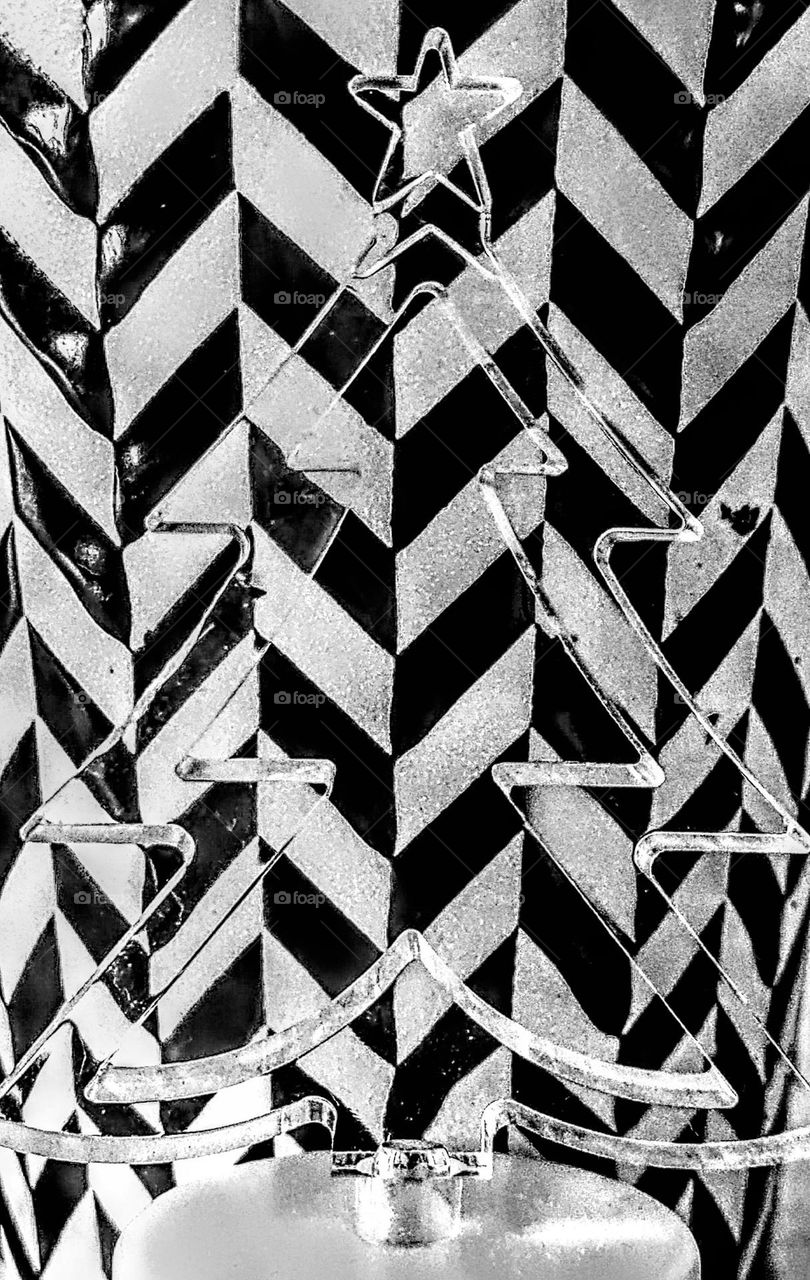 Diagonal striped tree!