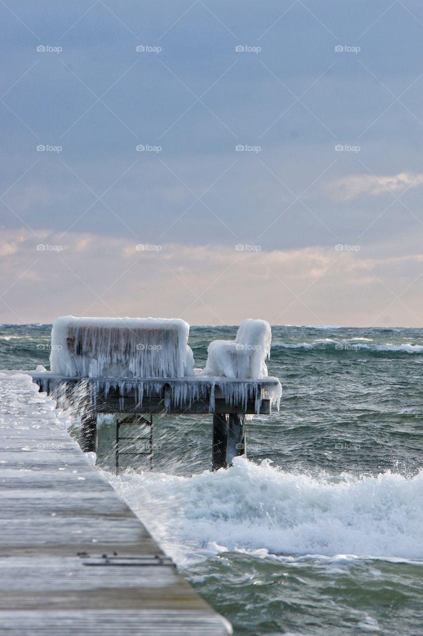 Frozen benches