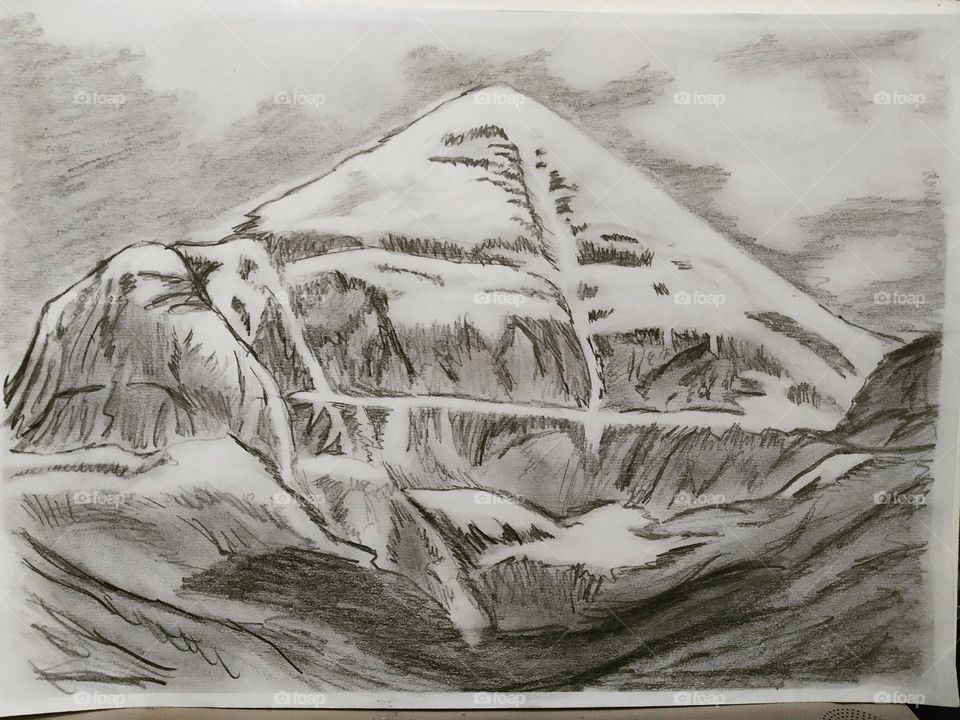 Mountain Kailash, my art