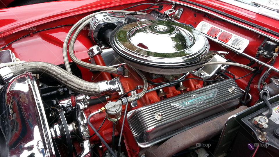 1957 Ford Thunderbird engine