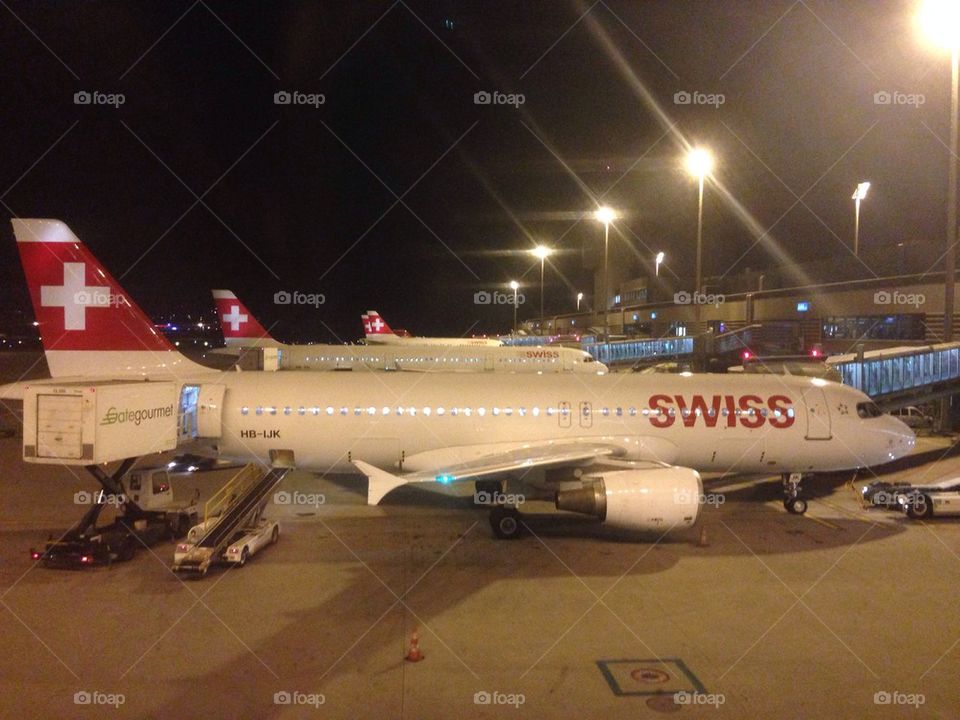 Swiss oar planes at Zurich