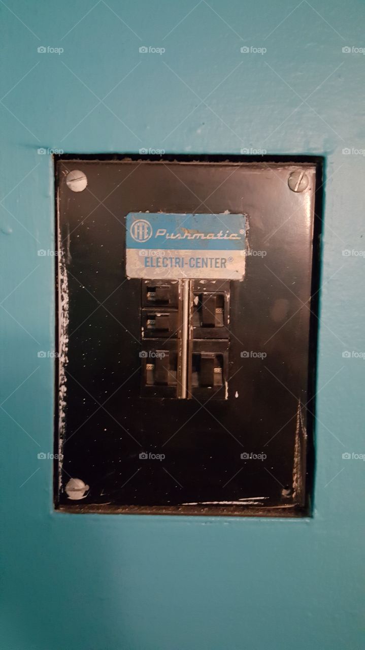 old electric panel
