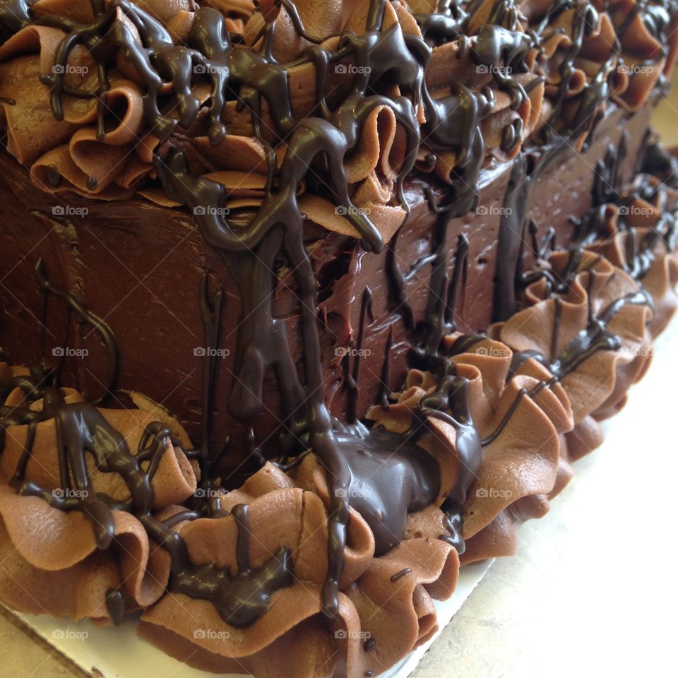 Chocolate cake. Chocolate 