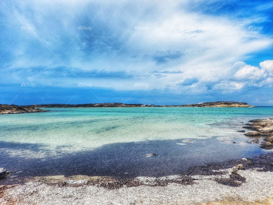 Antiparos beach Greece 