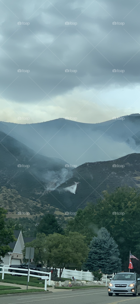 Helicopter fire fighting 