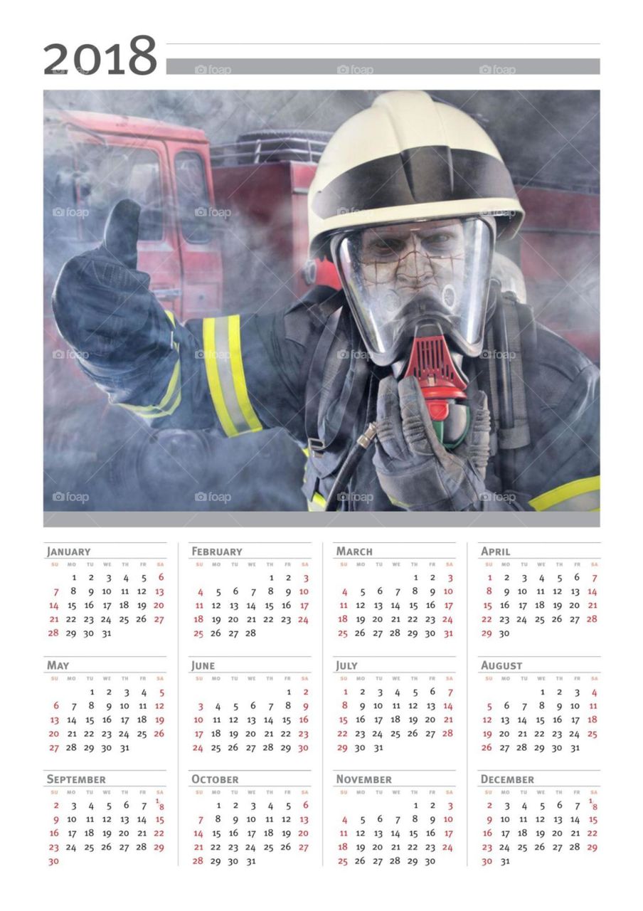 Fireman Kalender 2018