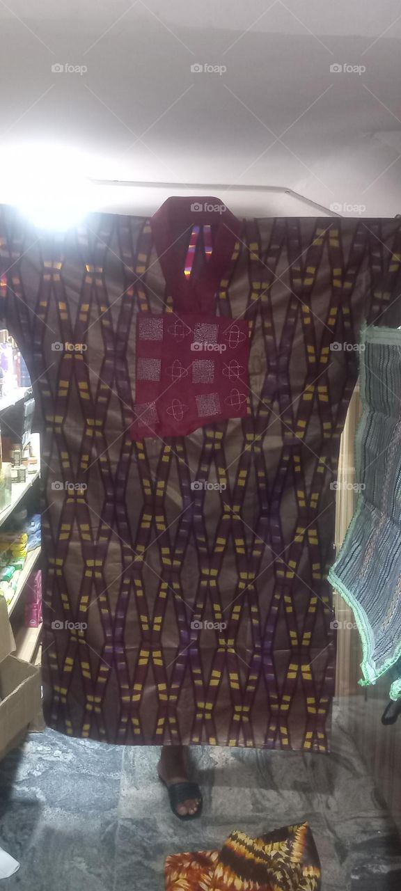 Beautiful African print fabric with lovely patterns