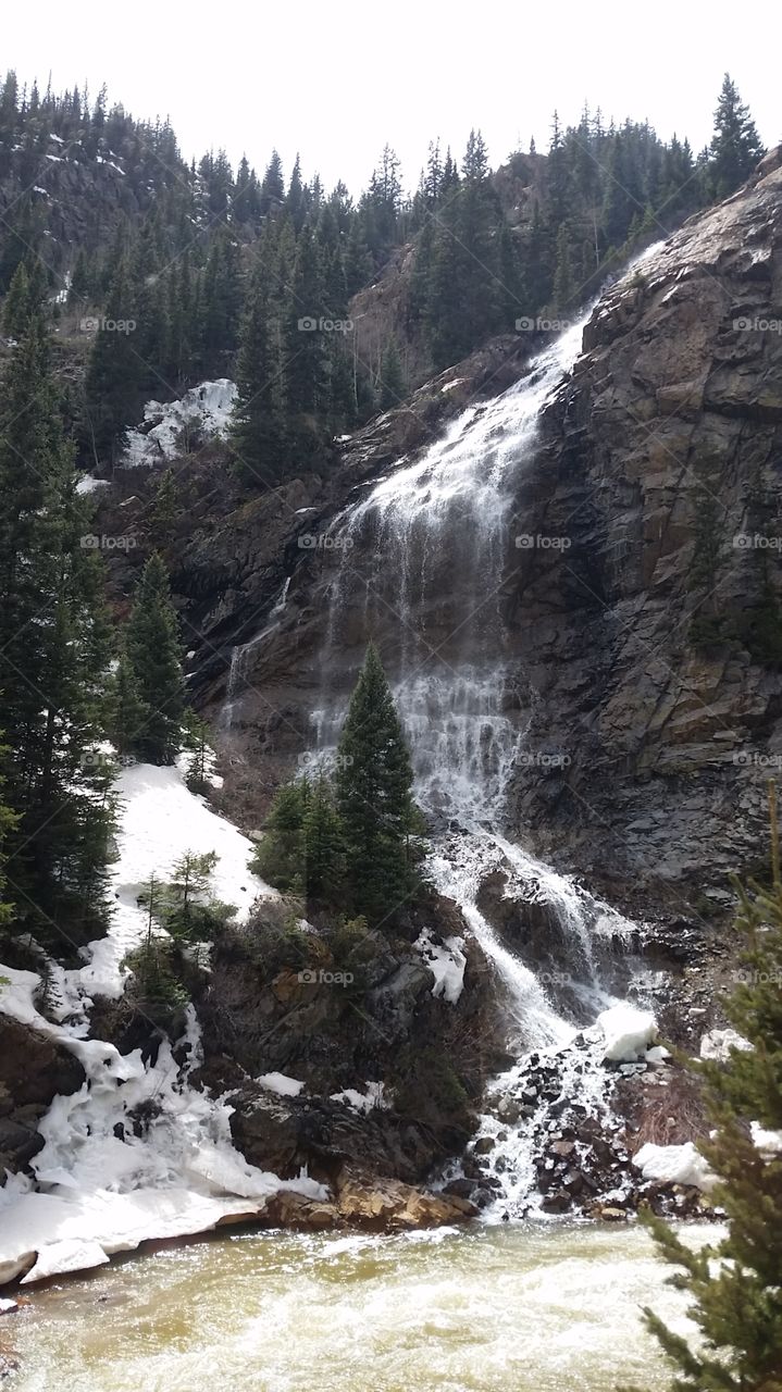 waterfall in Durango, CO