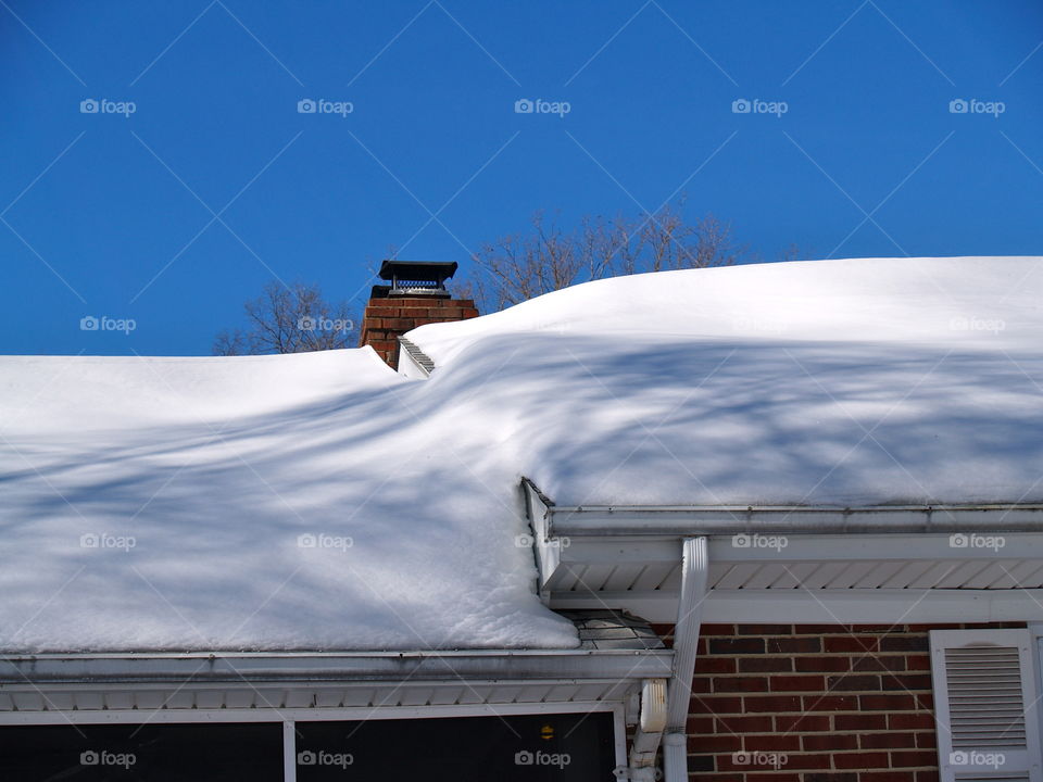 Snow on the roof