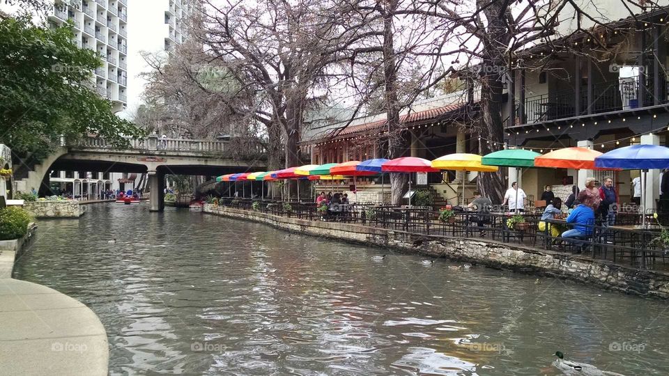 Umbrellas in San Antonio