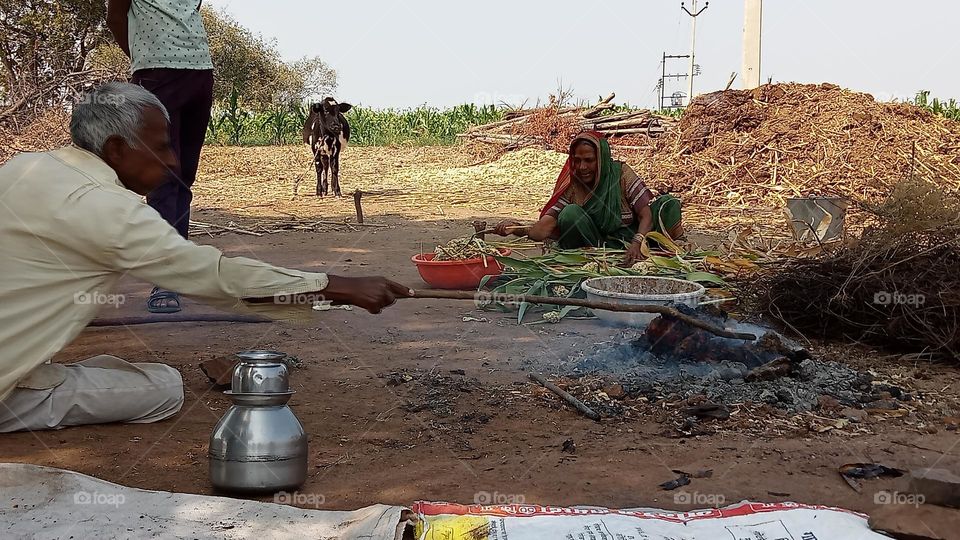 village life!! photo in farm.