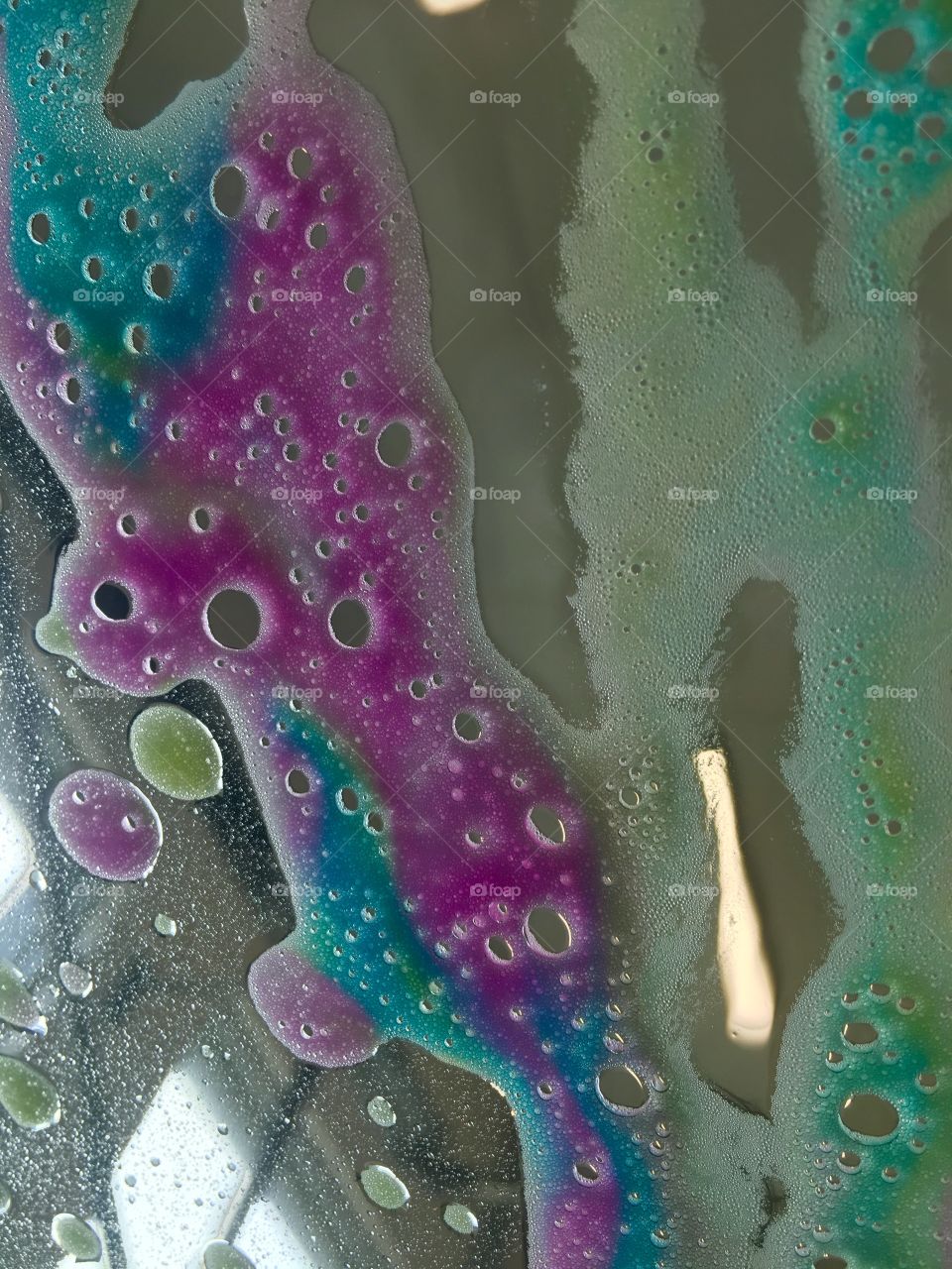 Gold car wash with three colour foam soap