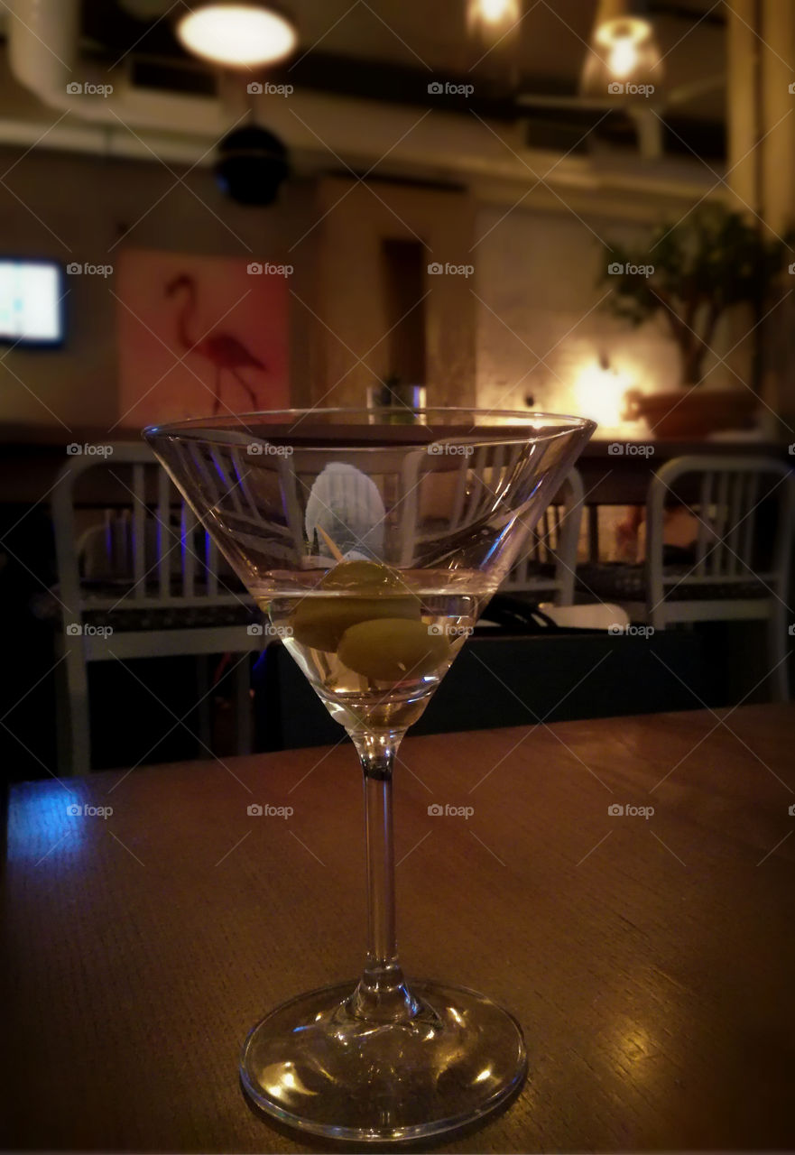 time for martini and party. nightout