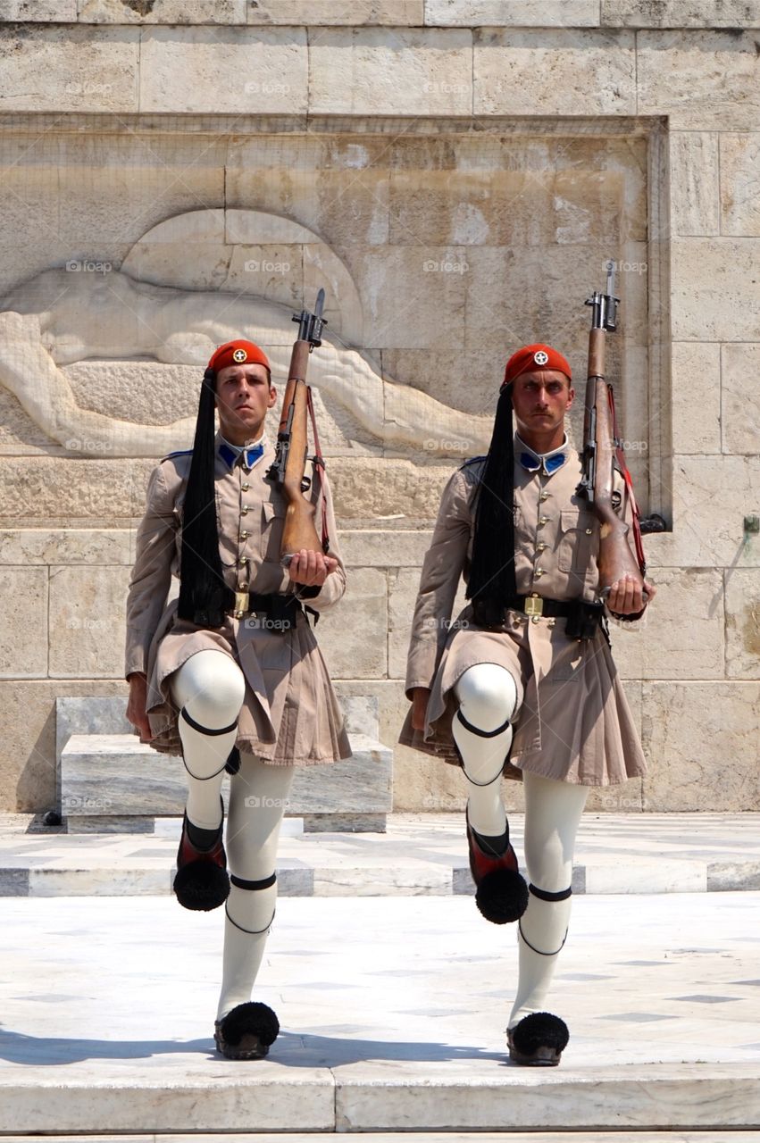 Changing of the Guard in Athens, Greece 