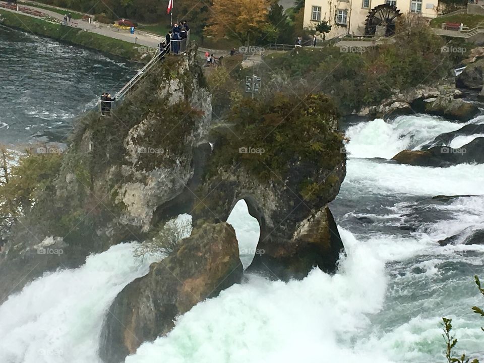 Rheinfall rock