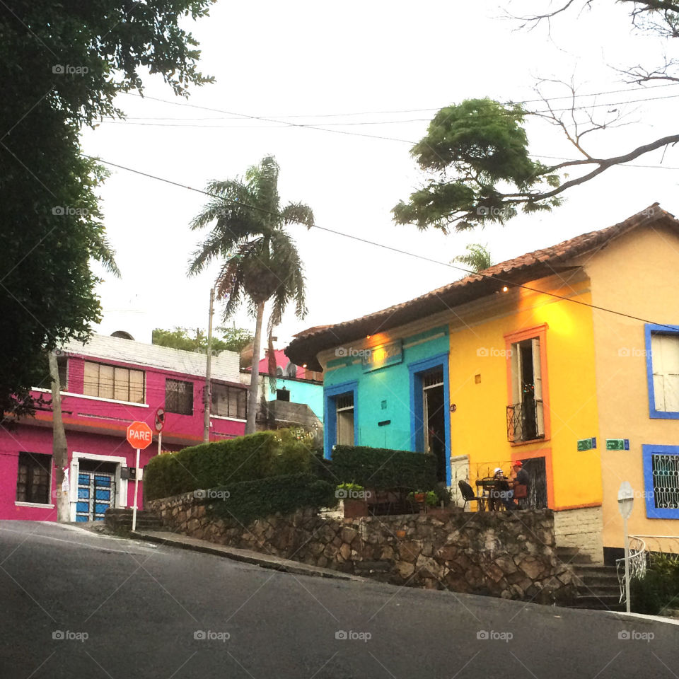 Typical neighborhood in Colombia