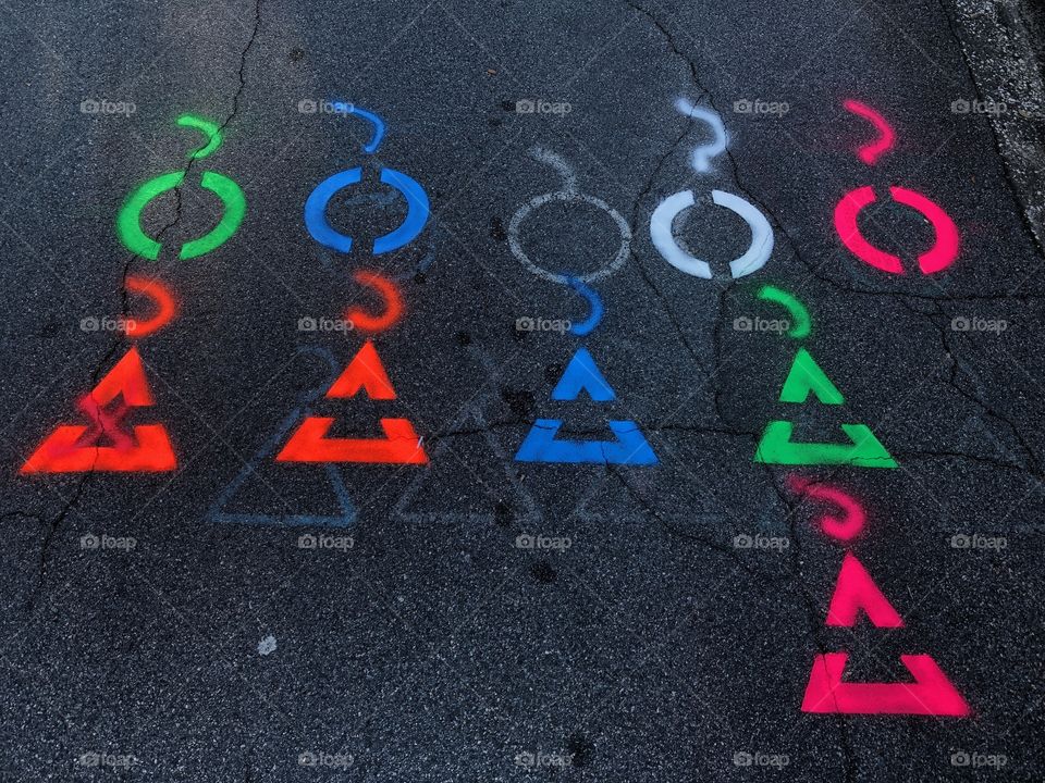 Bicycle Race Symbols