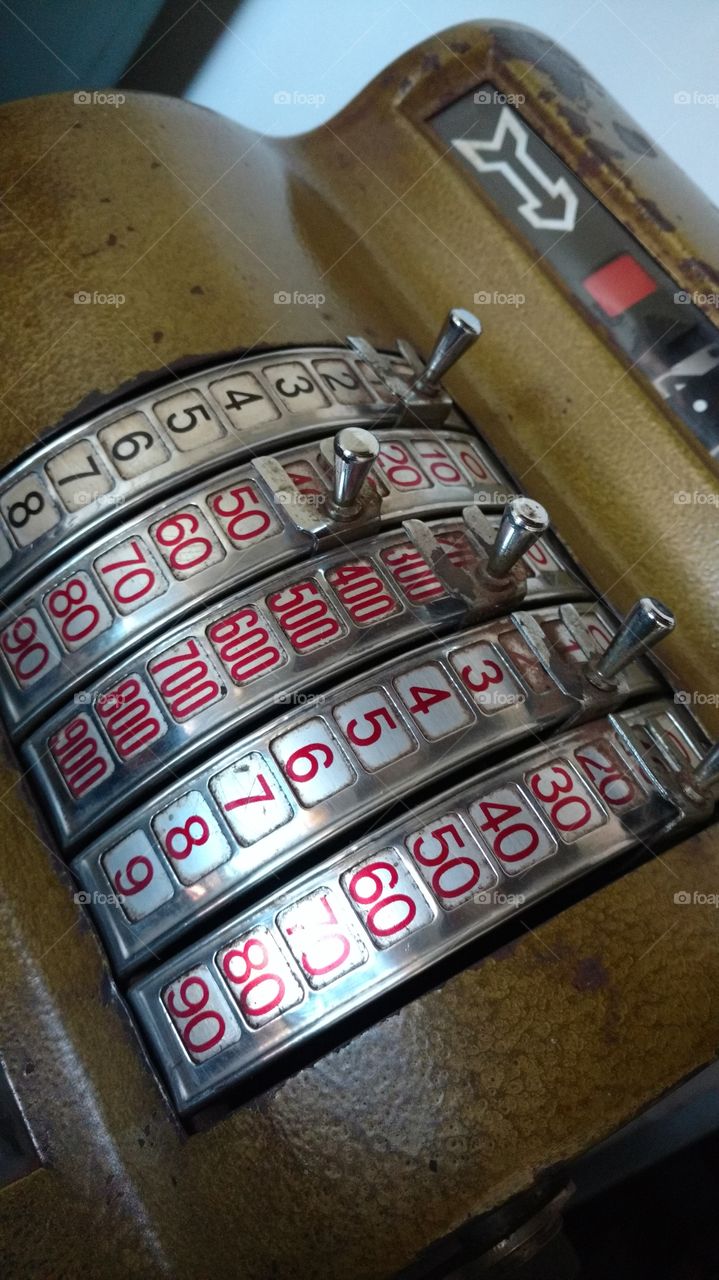 Caixa, de supermercados.