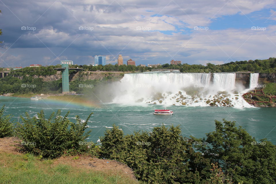 Water, No Person, Travel, Landscape, Rainbow