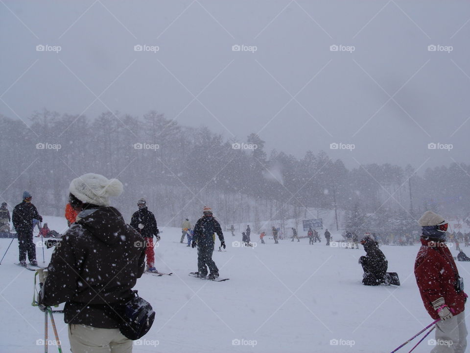 Snowboard in japan

