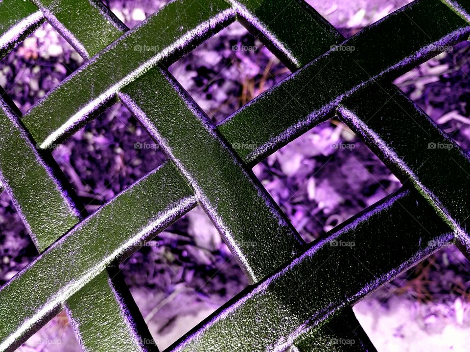 Woven pattern post processed