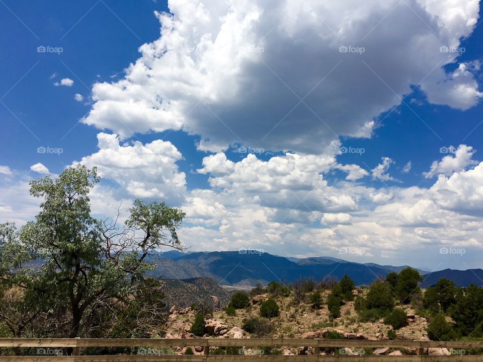 Clouds over Royal Gorge