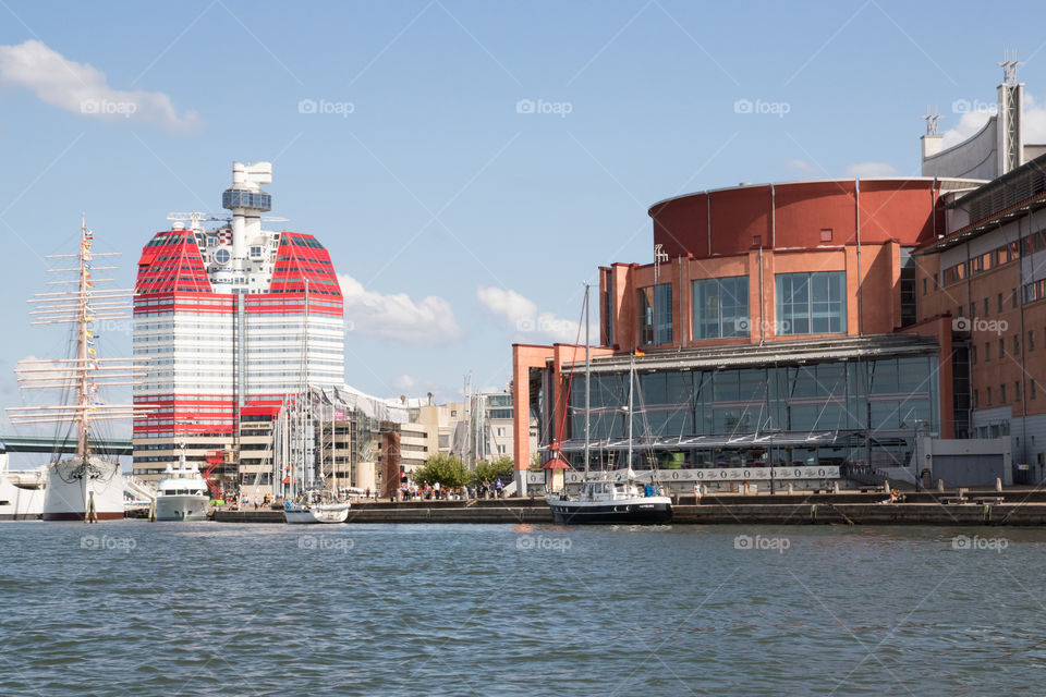 Gothenburg Harbour the Opera House Sweden , Lilla Bommen Operahuset Göteborg Sverige 