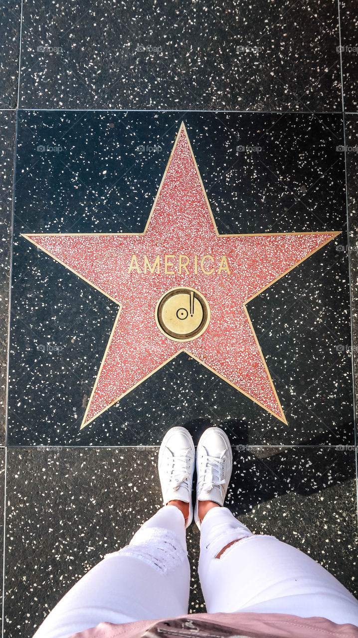 Walk of fame in Hollywood 