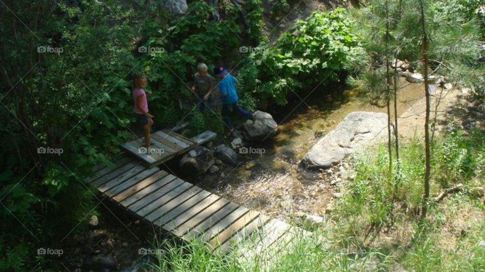 creek. hiking