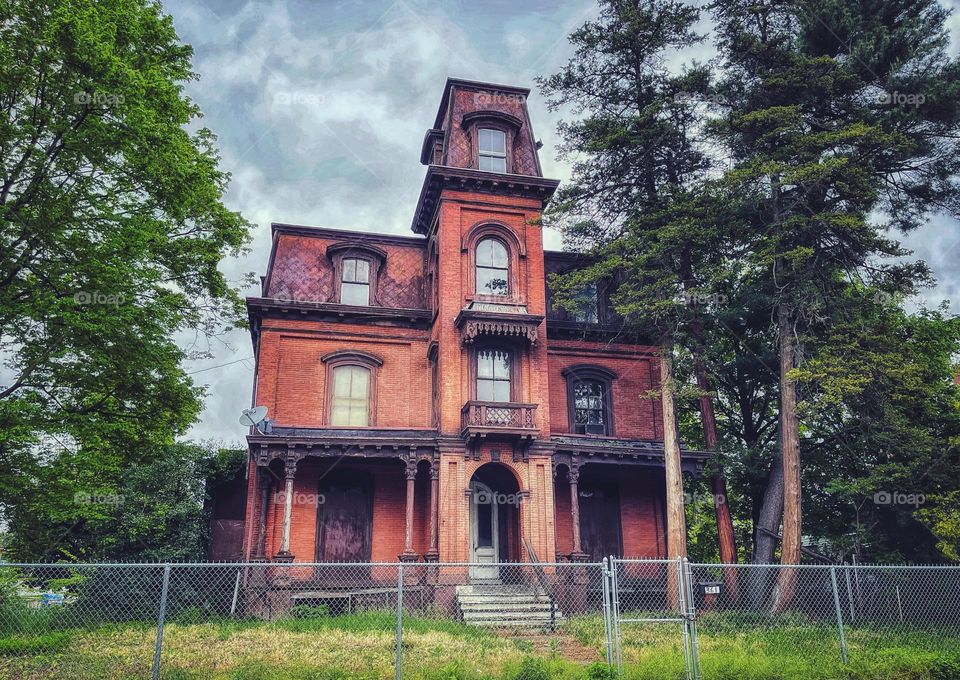 Abandoned mansion in Connecticut 