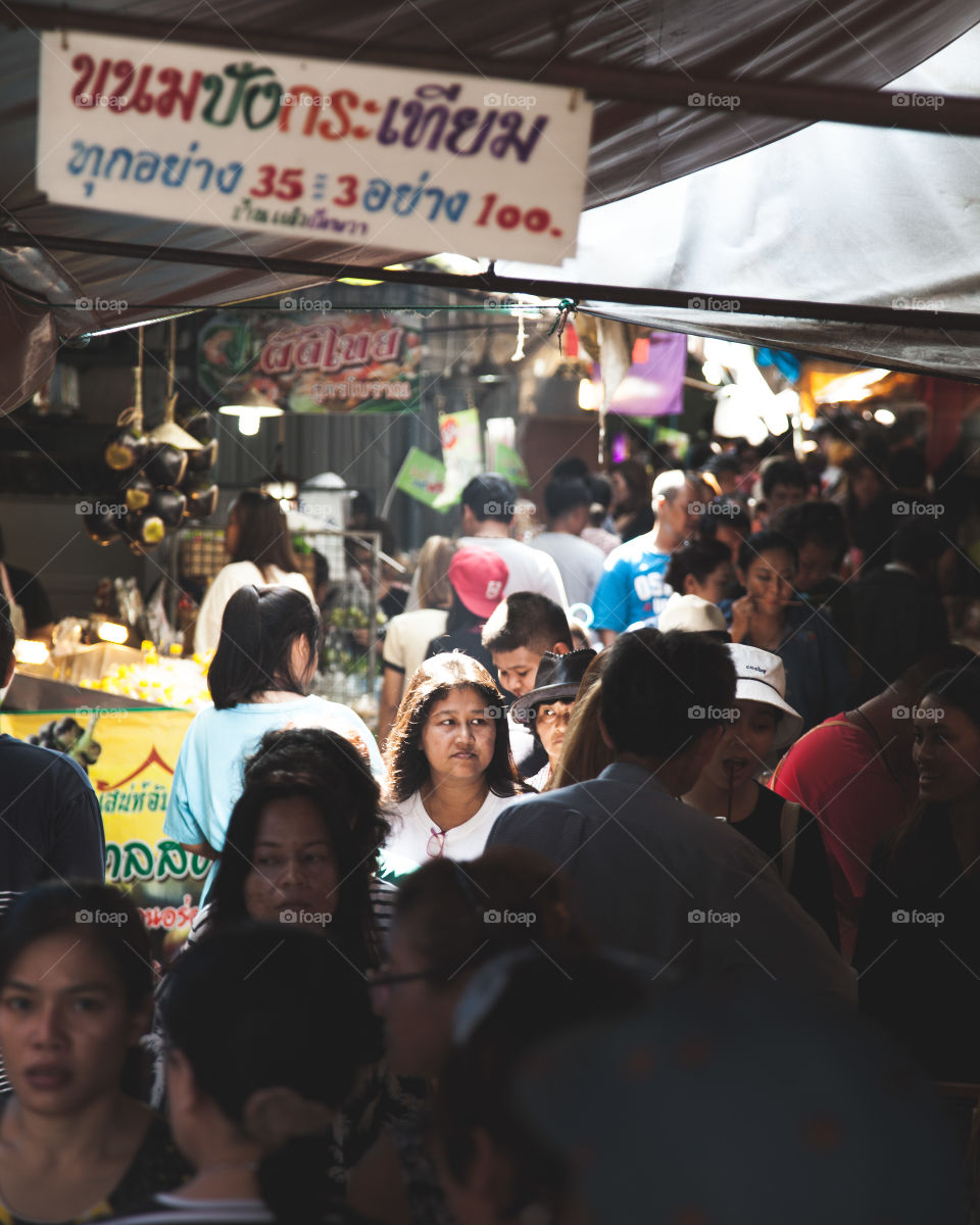 light games. Amphawa Market, Thailand