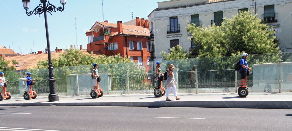 Segway sight seeing your of Madrid 