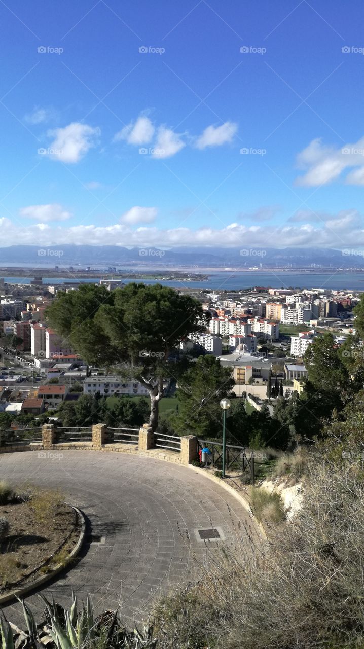 panoramic view of Cagliari