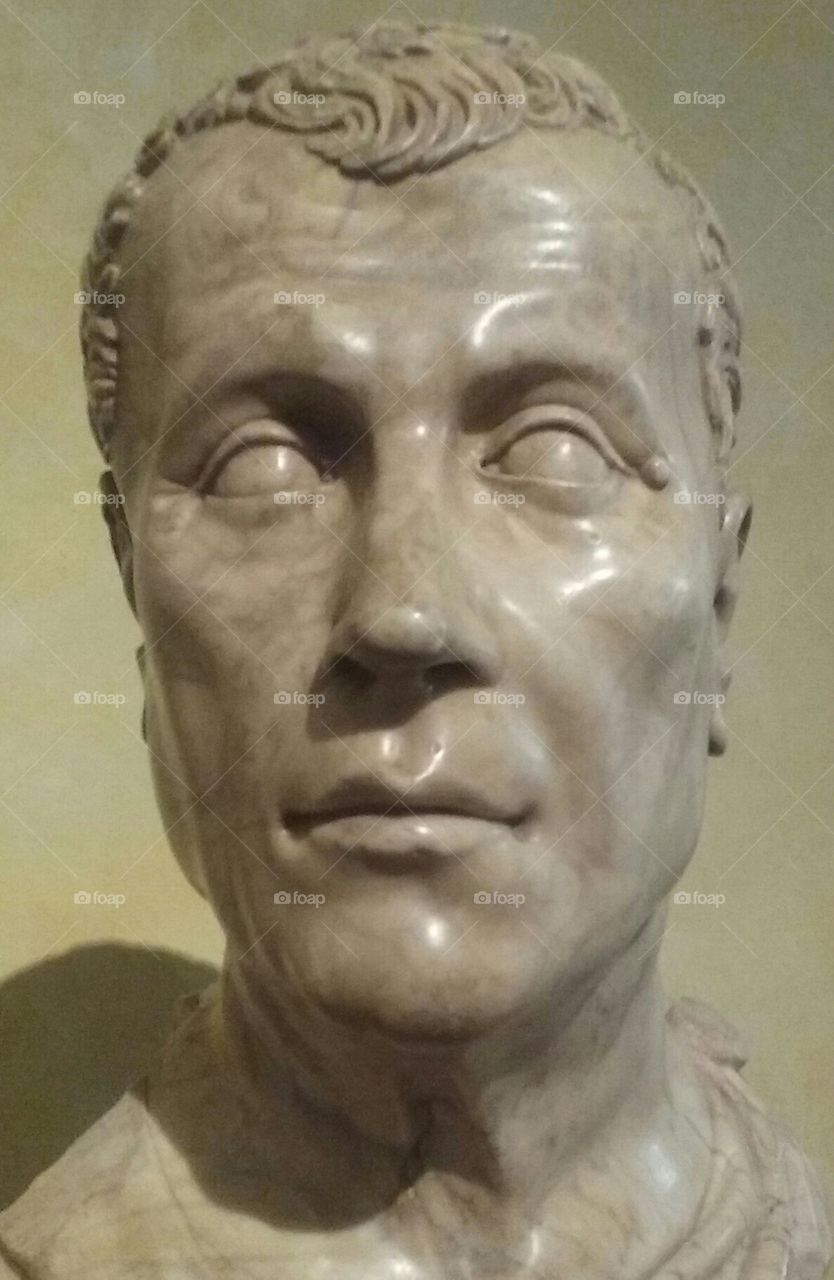 The ancient sculpture thought to be of Cicero, protected by Getty Museum